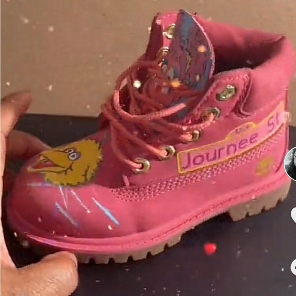 Custom Sesame Street timbs